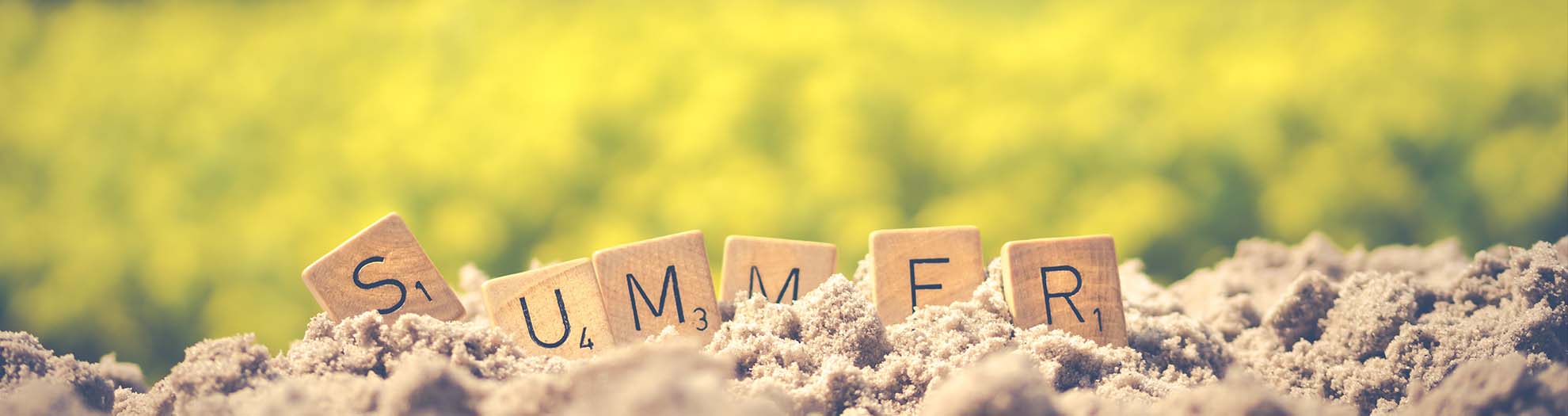 summer scrabble hot home beach