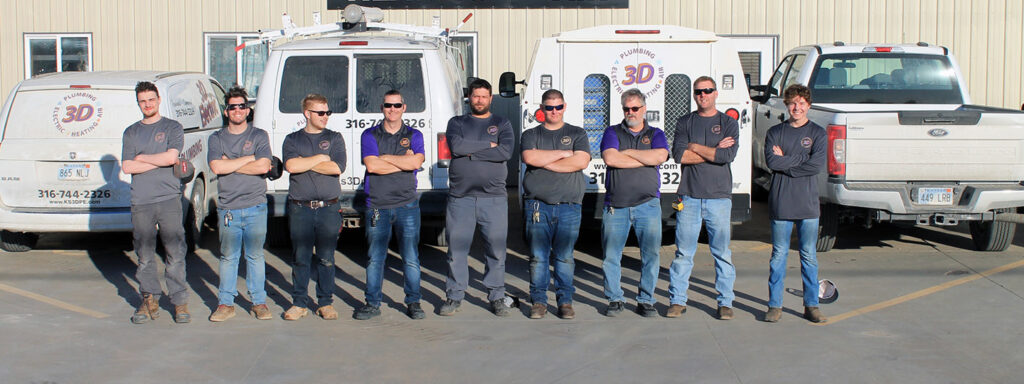 wichita team of plumbers electrician heating and air technicians