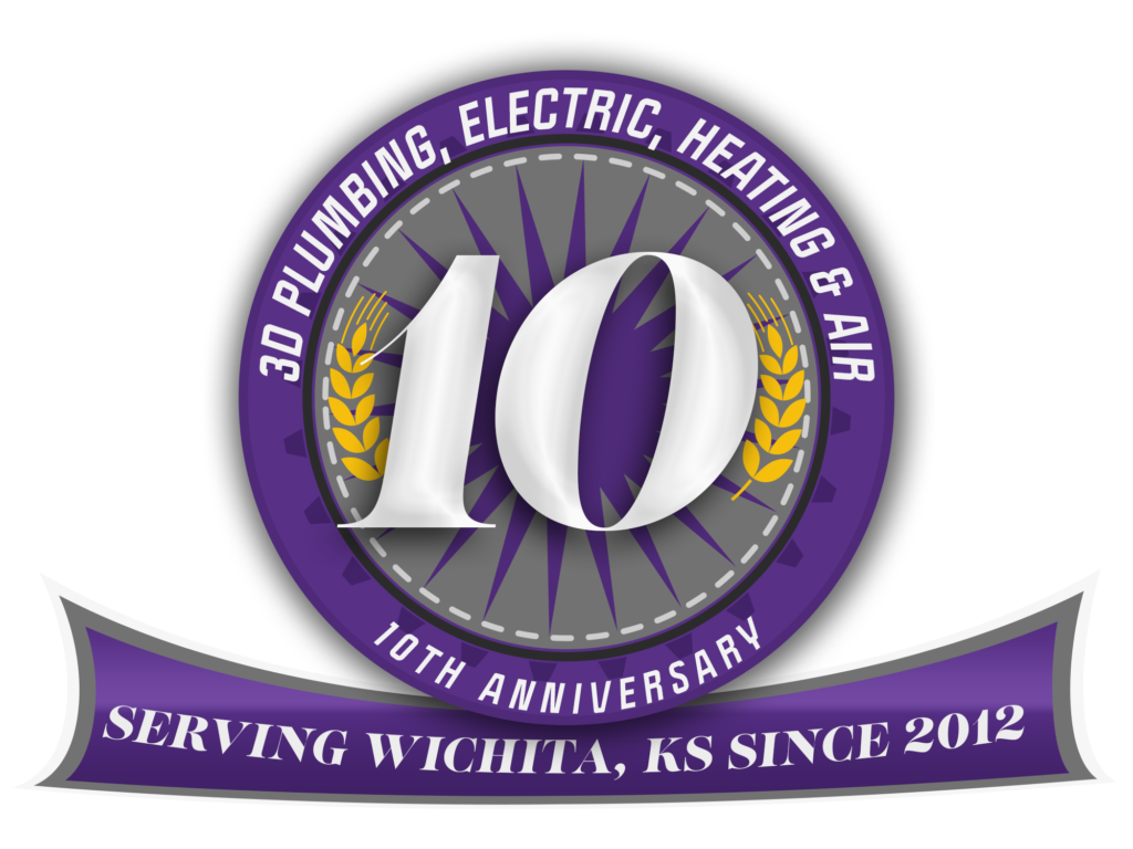3D Plumbing, Electric, Heating & Air 10 years in Business in Wichita, KS