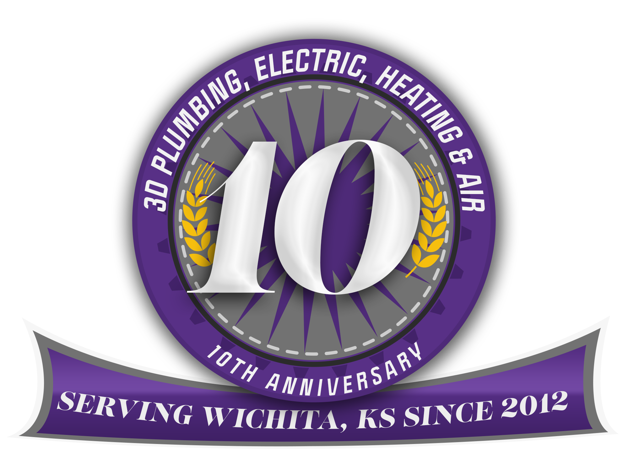 3D Plumbing, Electric, Heating & Air 10 years in Business in Wichita, KS